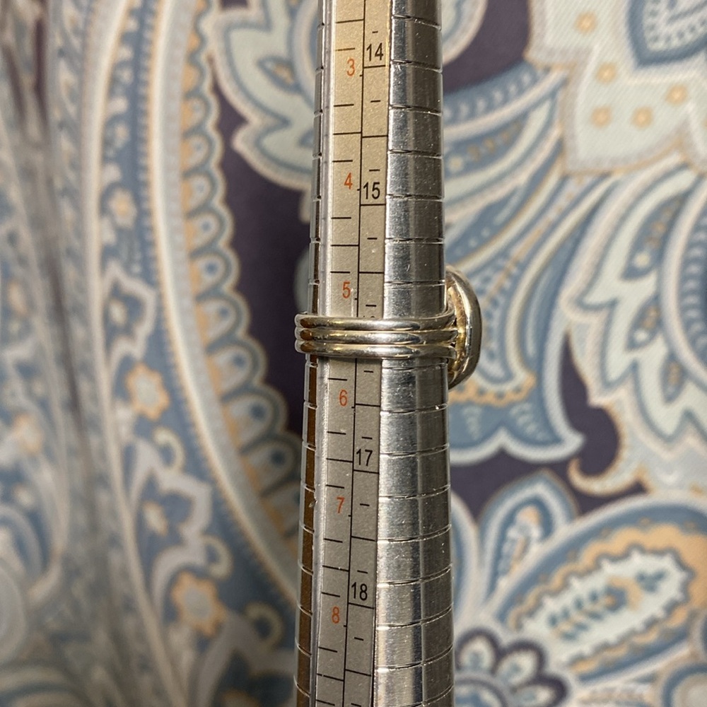 Genuine Labradorite Gemstone, 925 Sterling Silver Ring - Picture 14 of 16